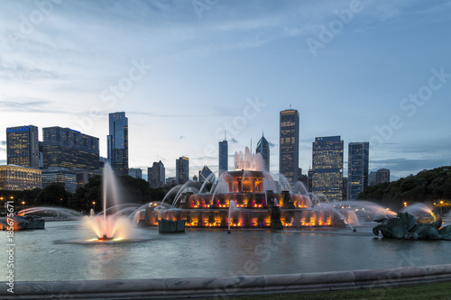 Buckingham Fountain in Chicago фототапет