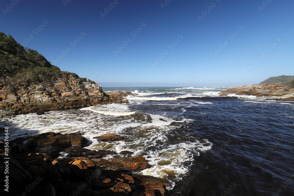 Landscape of Tsitsikamma National Park at Garden Route, South Africa