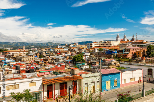 Принти на полотні View to the city center with old houses and Basilica of Our Lady of the Assumpti