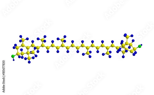 Molecular structure of Lutein