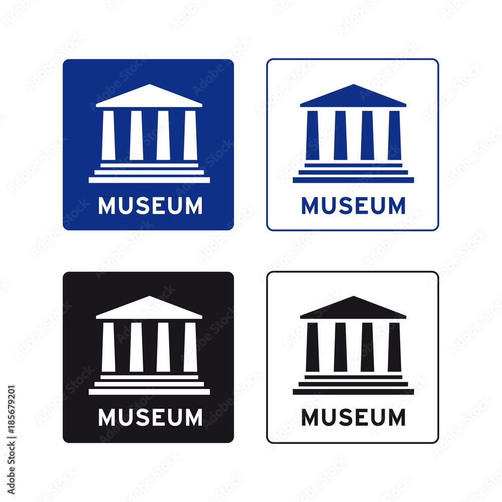 Museum sign set