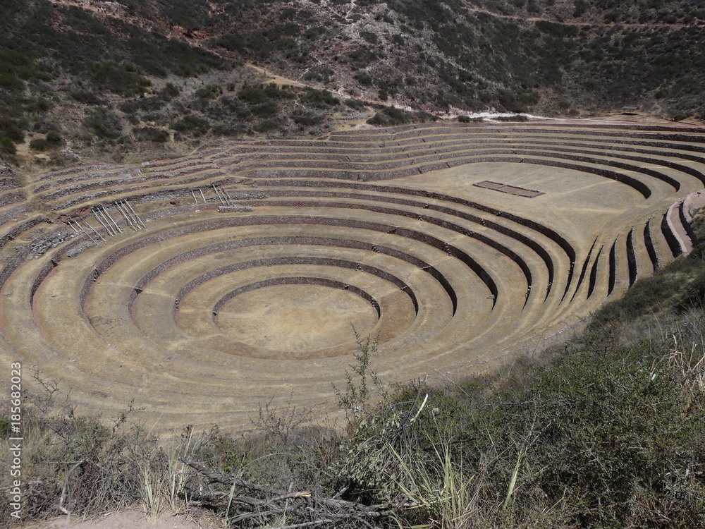 Vallée sacrée des incas Moray Pérou Vallée sacrée des incas Moray Pérou