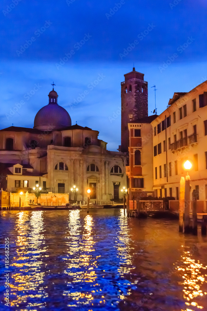 Night Lights on Venice Canal