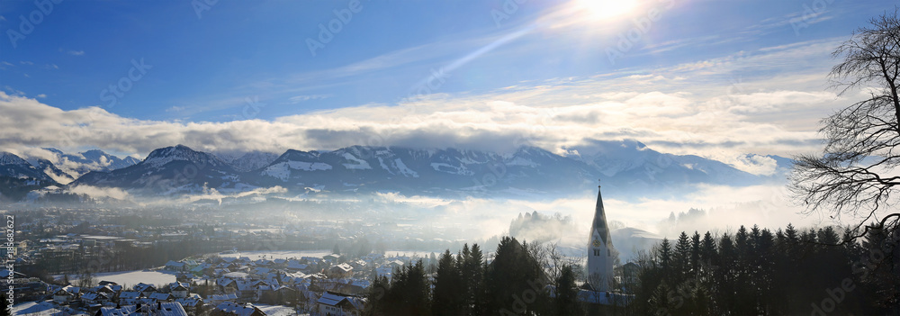 Winterwonderland - Allgäu - Panorama - Berge - Winter