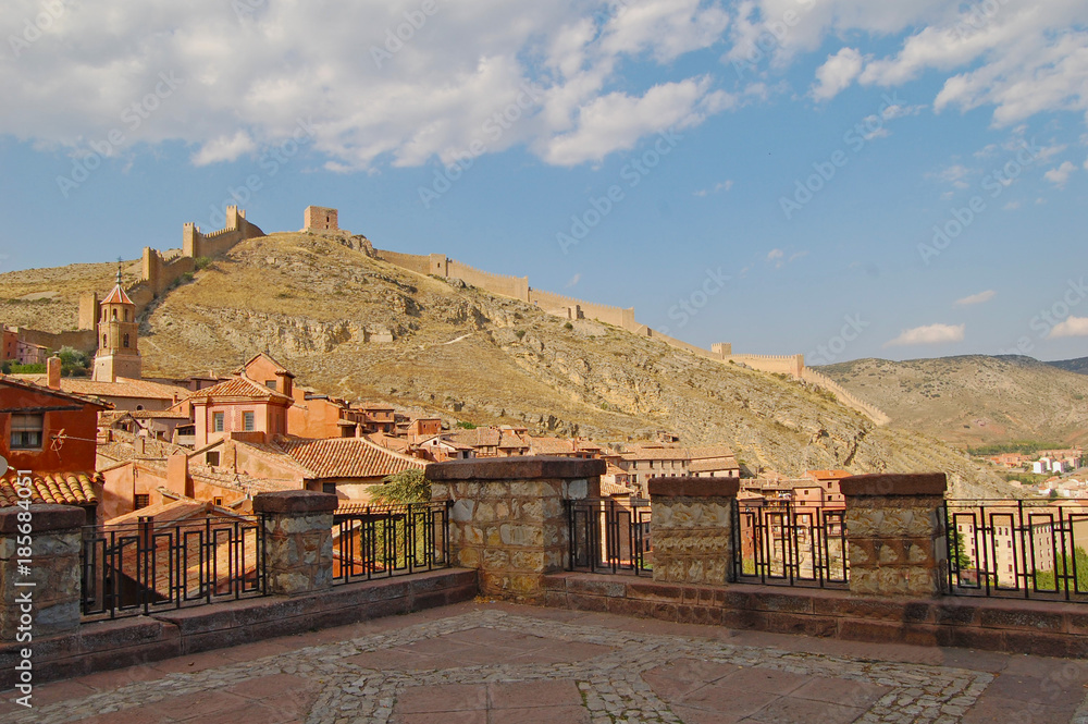Albarracín ciudad medieval en provincia de Teruel España