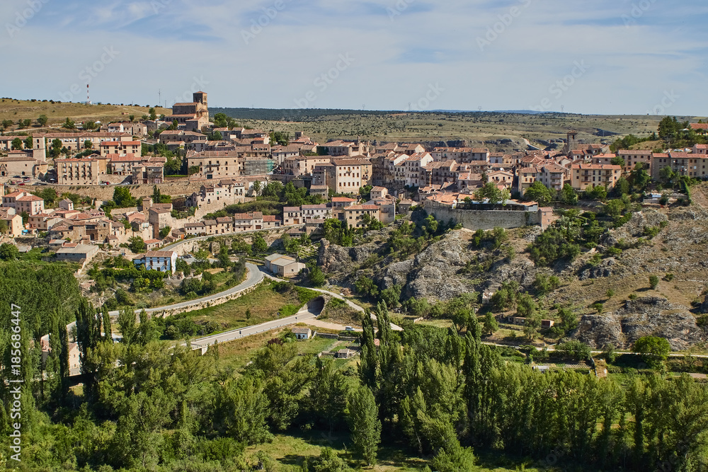 Sepulveda town in Segovia province, Spain