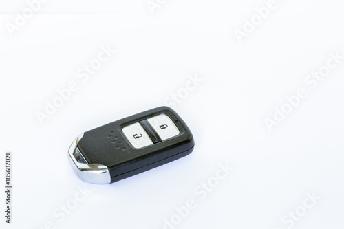 remote car key on a white background