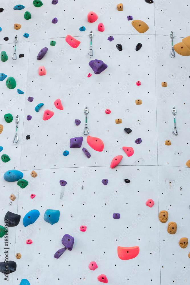 Climbing Wall at a Climbing Gym Climbing Wall at a Climbing Gym