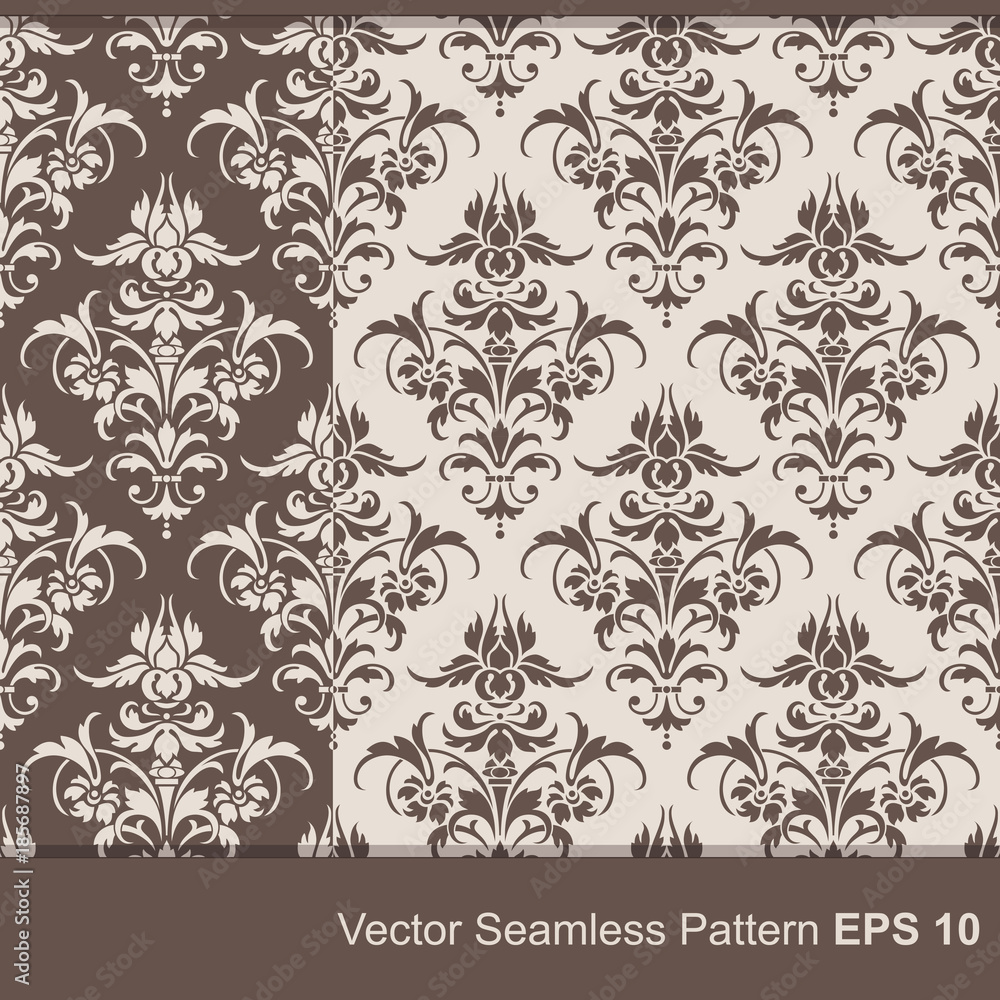 Seamless wallpaper pattern vector Seamless wallpaper pattern vector