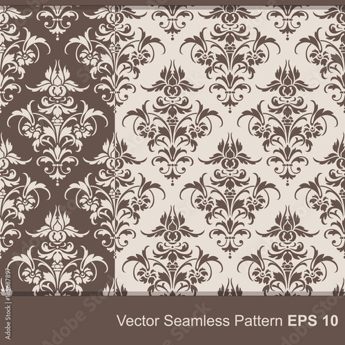 Seamless wallpaper pattern vector
