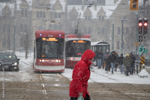 Toronto winter commute