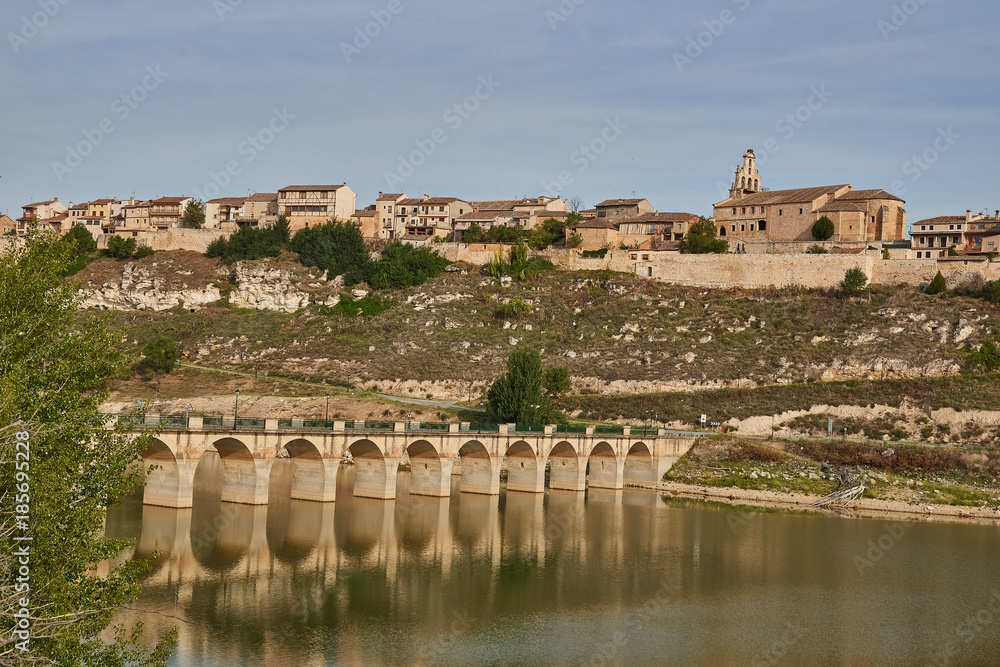 Maderuelo medieval village in Segovia, Spain