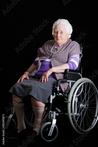 Senior Woman in a Wheelchair