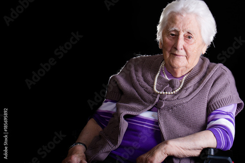 Senior Woman in a Wheelchair