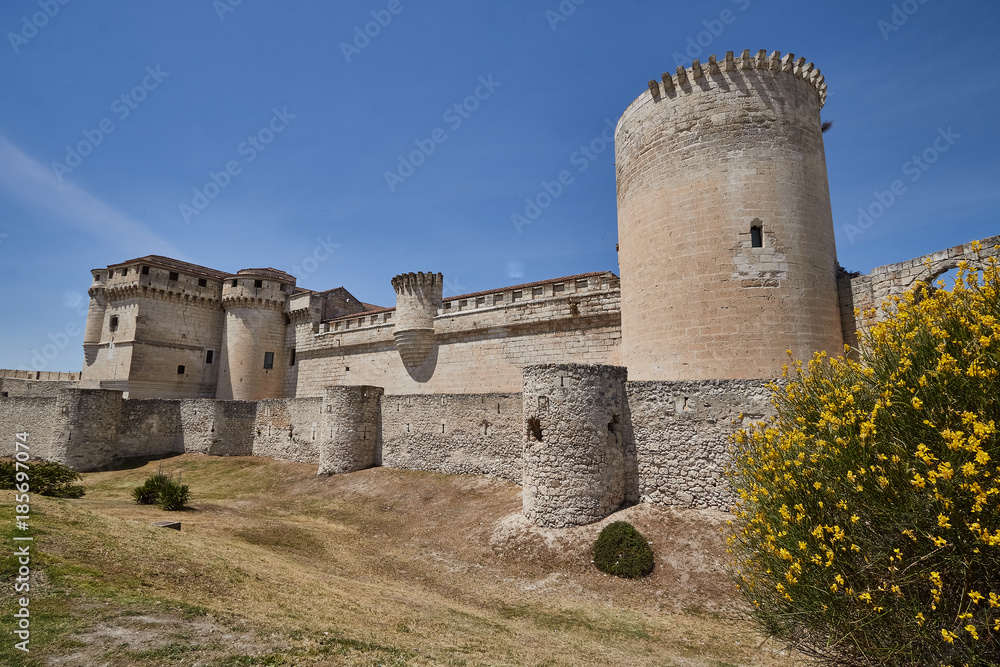 Castle of Cuellar in Segovia, Spain