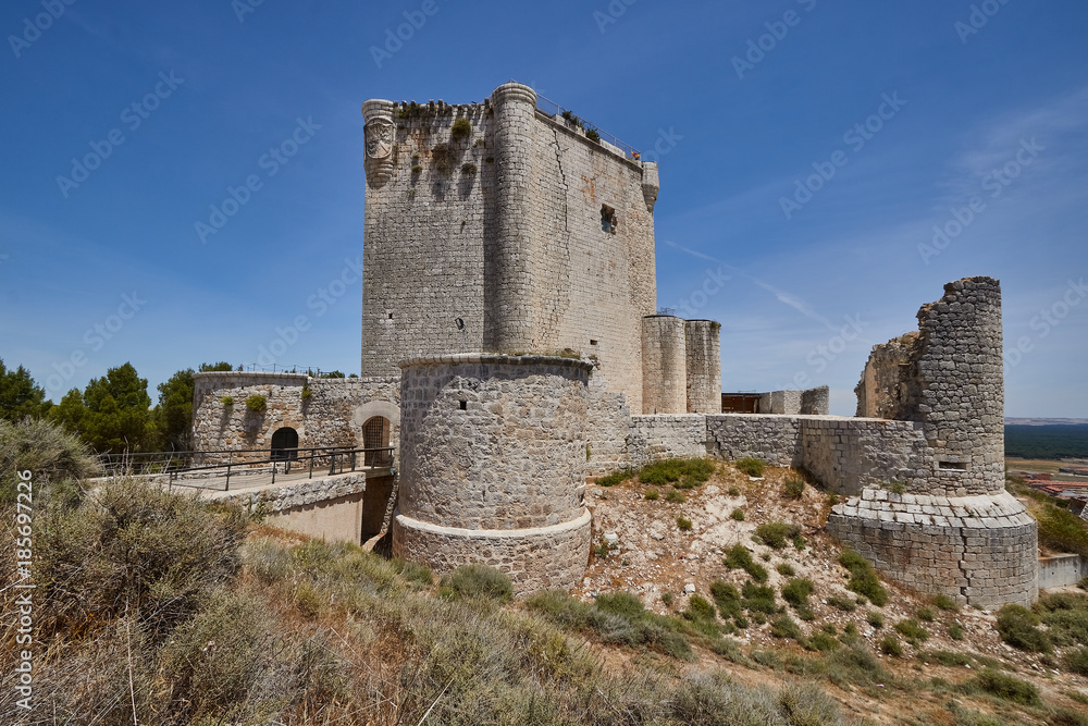 Castle of Iscar in Valladolid, Spain