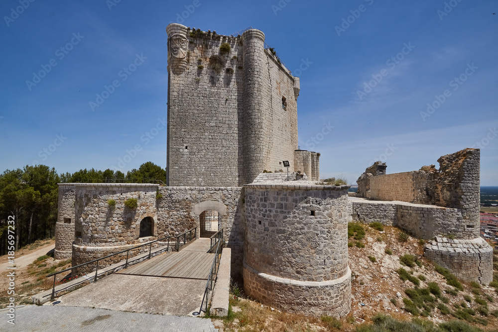 Castle of Iscar in Valladolid, Spain