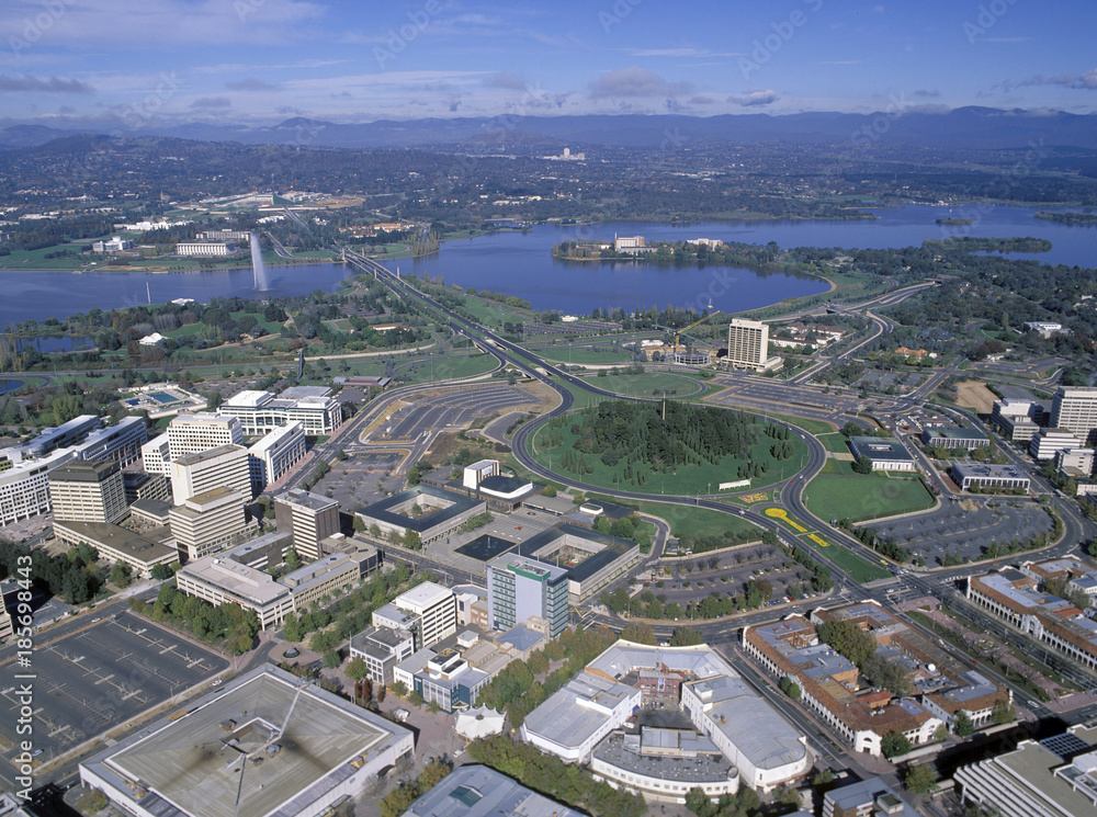 Canberra, Australia, parliament house old and new. Canberra, Australia, parliament house old and new.