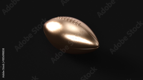 Bronze American Football / Rugby Ball