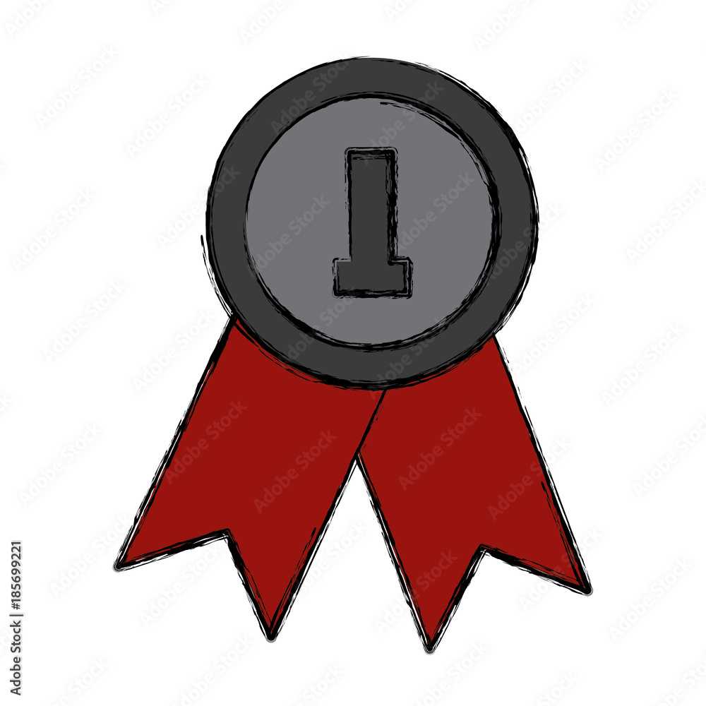 Award ribbon symbol icon vector illustration graphic design Award ribbon symbol icon vector illustration graphic design
