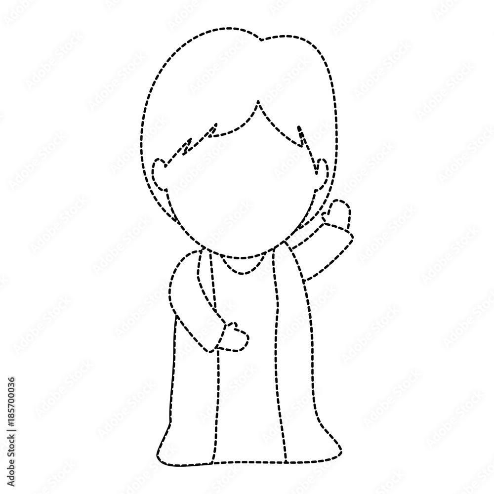 cute saint joseph character vector illustration design cute saint joseph character vector illustration design