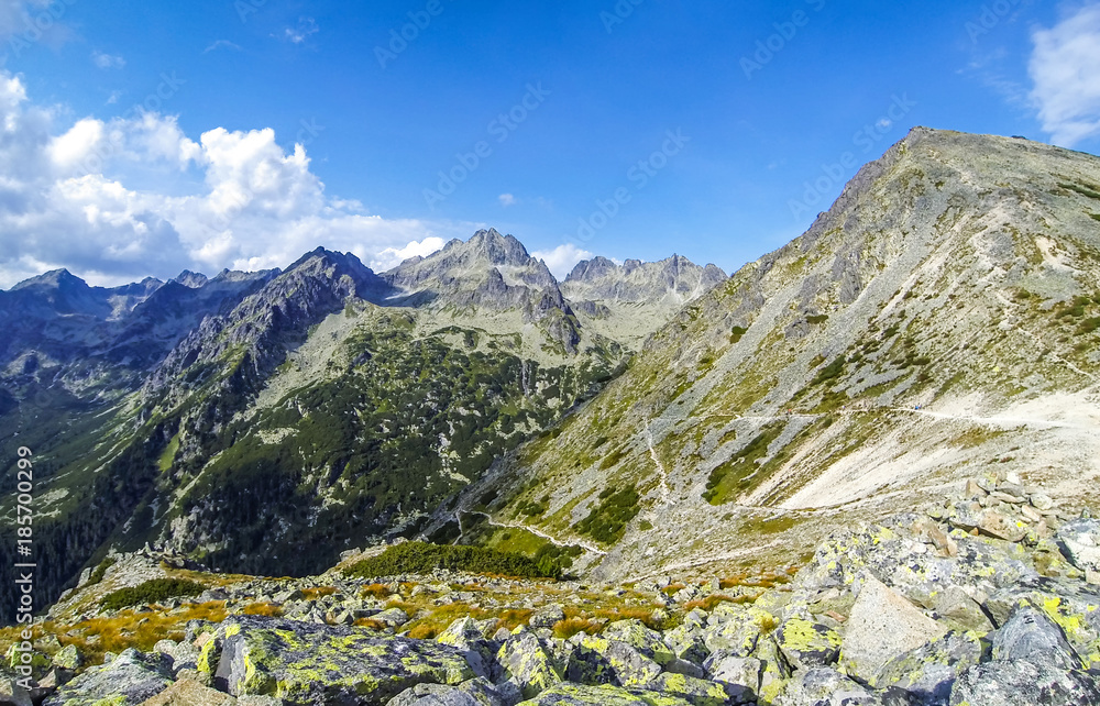 Picturesque summer view of High Tatras mountains, Slovakia