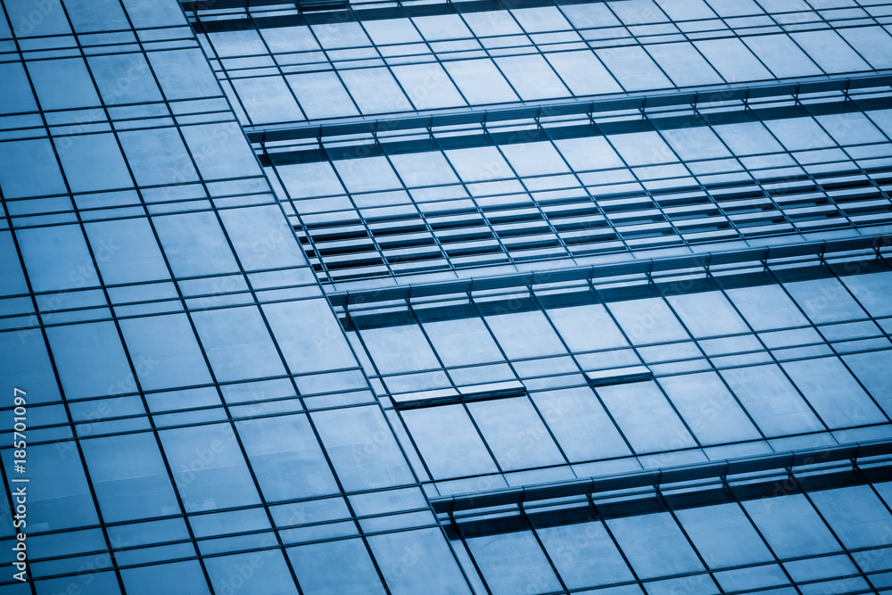 Close-Up of Modern Office Buildings in city of China. Close-Up of Modern Office Buildings in city of China.