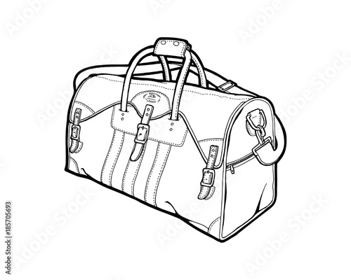 Leather Bag Illustration