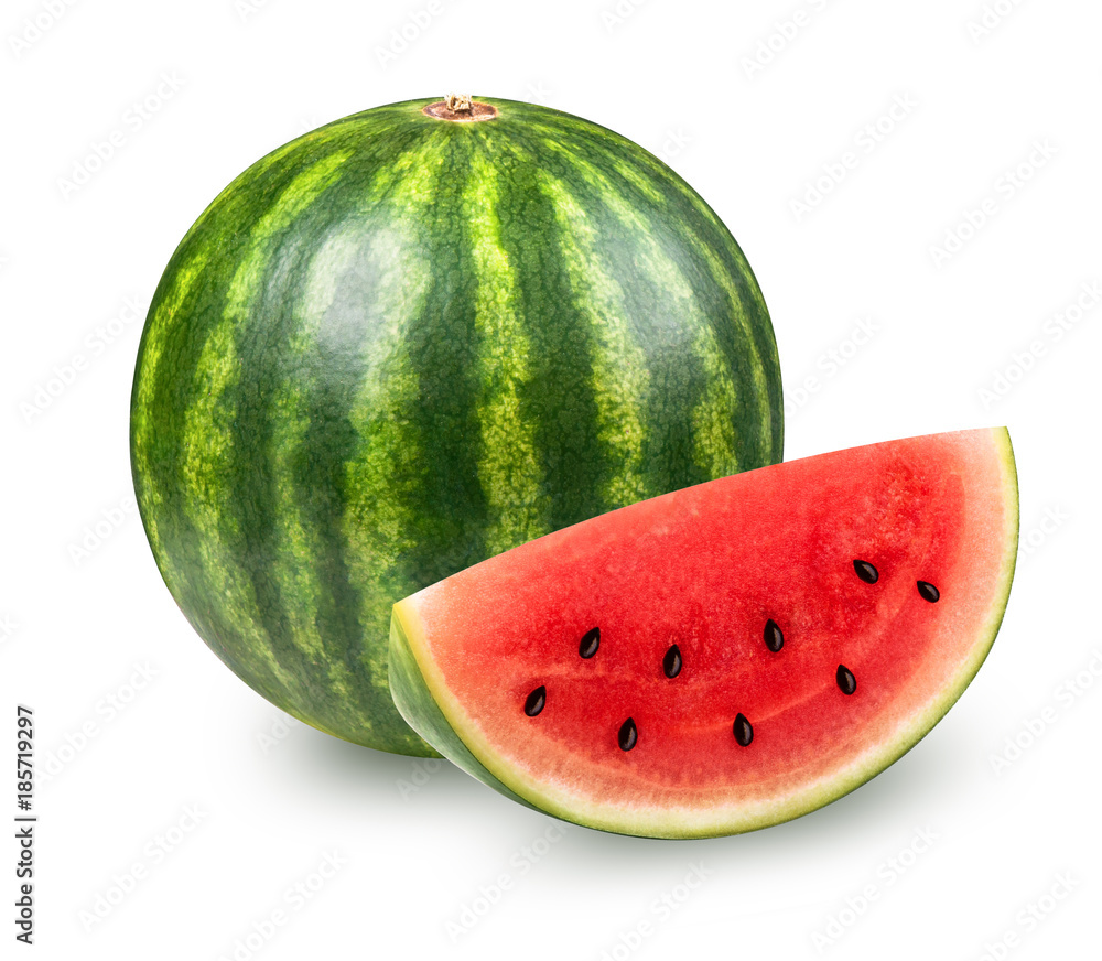 Whatermelon isolated on white Whatermelon isolated on white