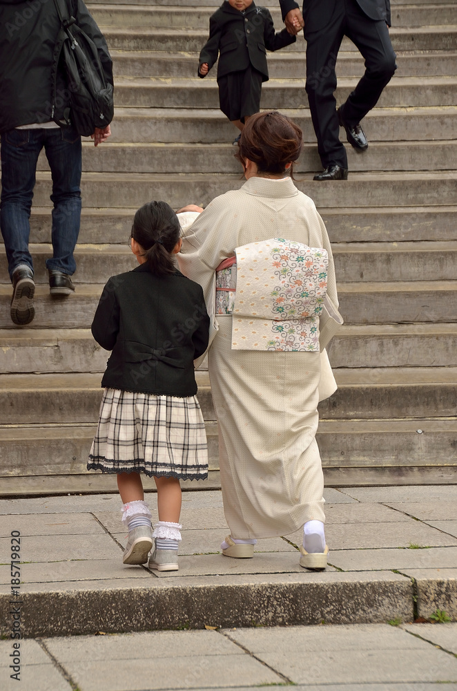 親子でお宮参り