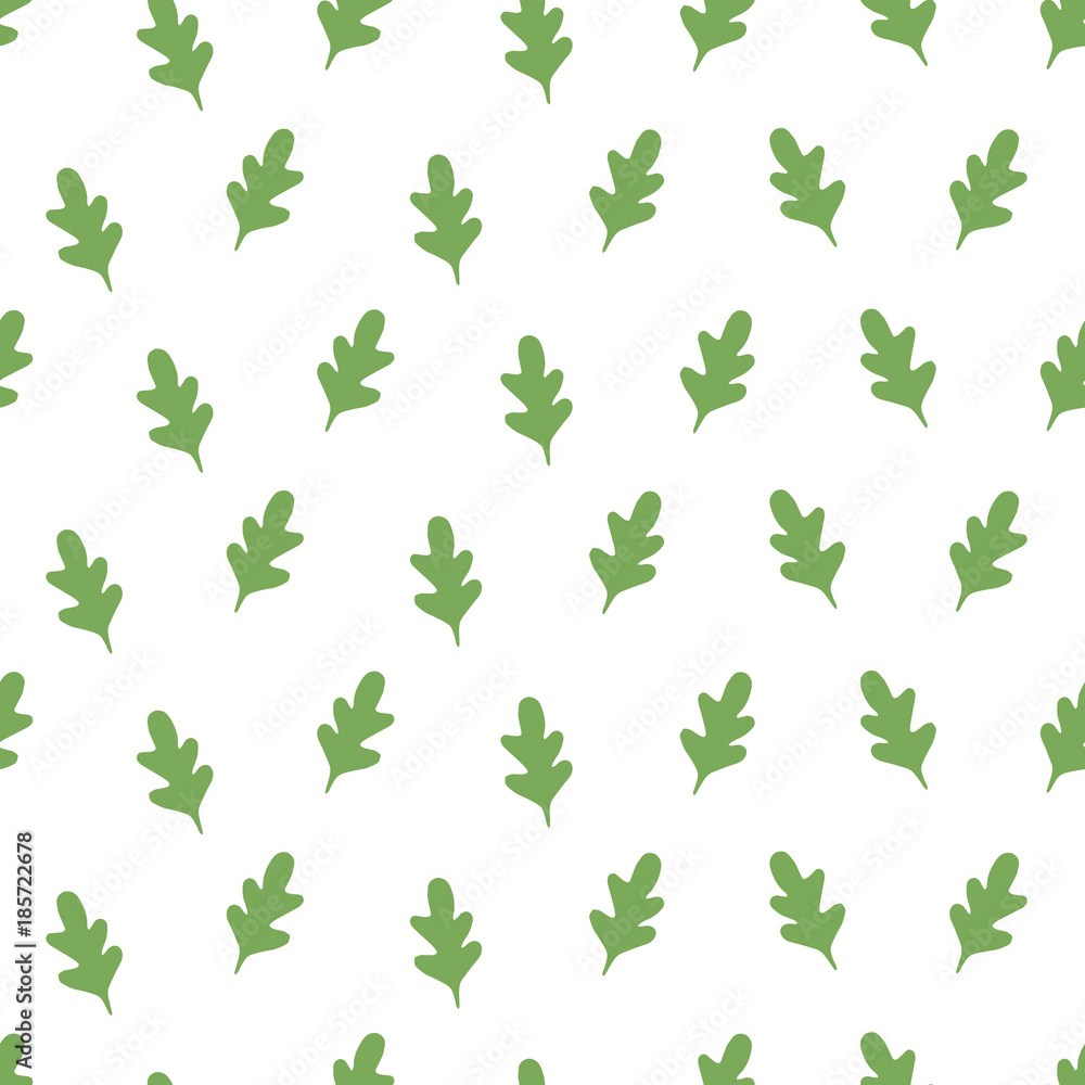 Green leaves seamless pattern Green leaves seamless pattern