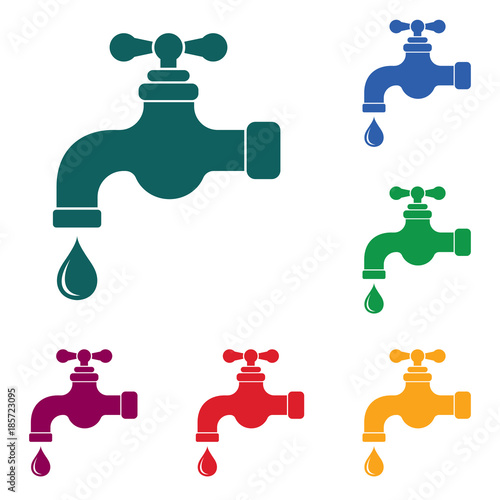 Water tap icon