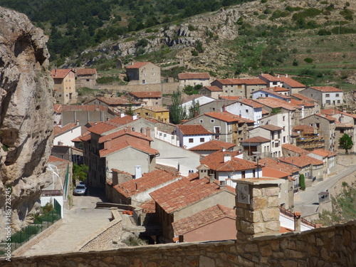 Teruel. Pueblo de Gudar en la Comunidad Autónoma de Aragón, España photo