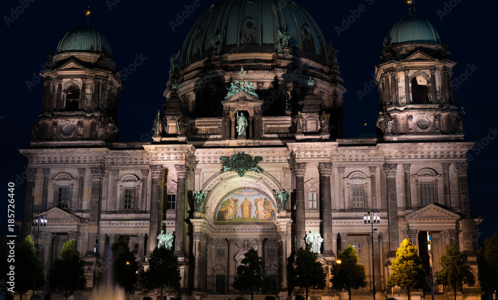 Berlin Cathedral , Berliner Dom at night, Berlin ,Germany
