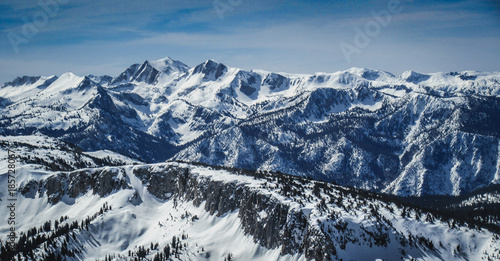 Canvas Print Mammoth Mountain Panorama