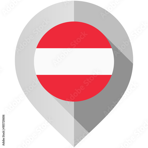 Free Download Marker with flag for map - GFXLoad
