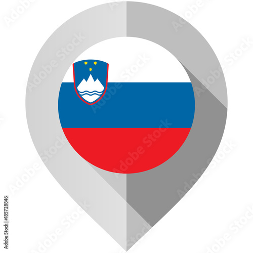 Free Download Marker with flag for map - GFXLoad