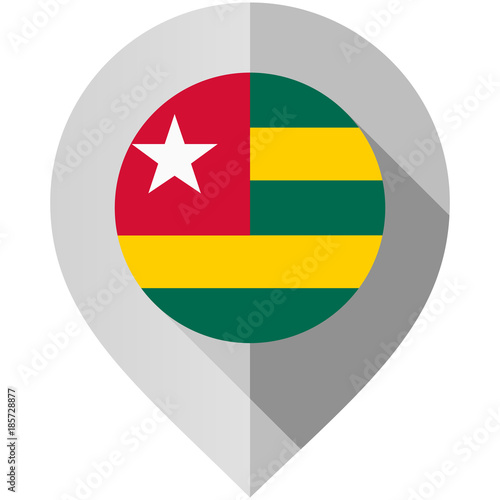 Free Download Marker with flag for map - GFXLoad