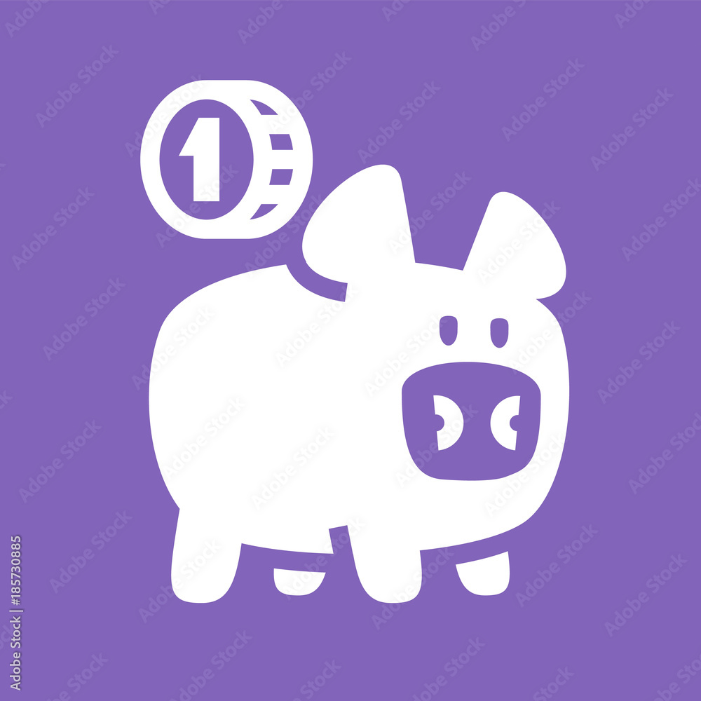 White piggy bank White piggy bank