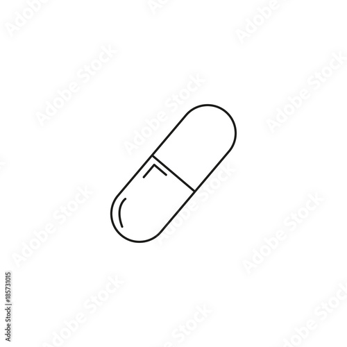 Pills line icon
