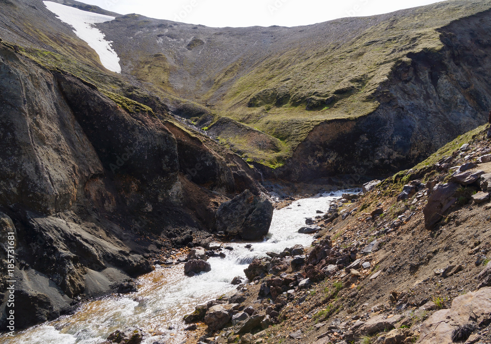 Valley of national park Landmannalaugar,Iceland. Valley of national park Landmannalaugar,Iceland.