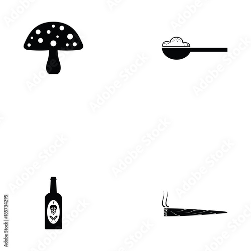 drug icon set