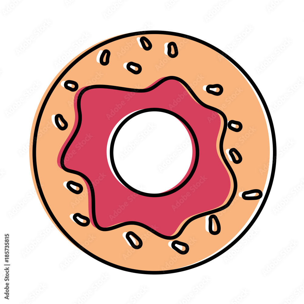 delicious sweet donut icon vector illustration design delicious sweet donut icon vector illustration design