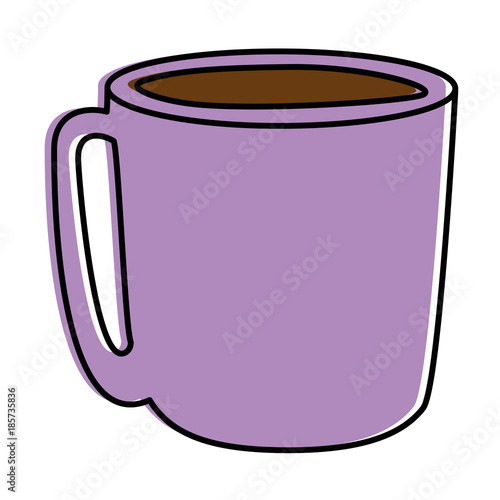 delicious coffee cup isolated icon vector illustration design