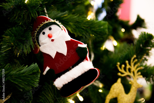 Close up of christmas tree