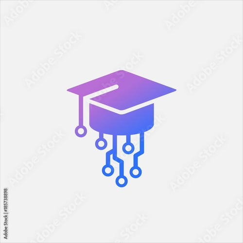 College Technology Vector