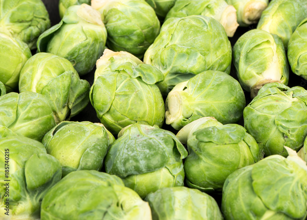 Raw brussel cabbage Raw brussel cabbage