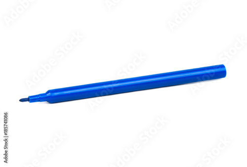 Blue felt pen