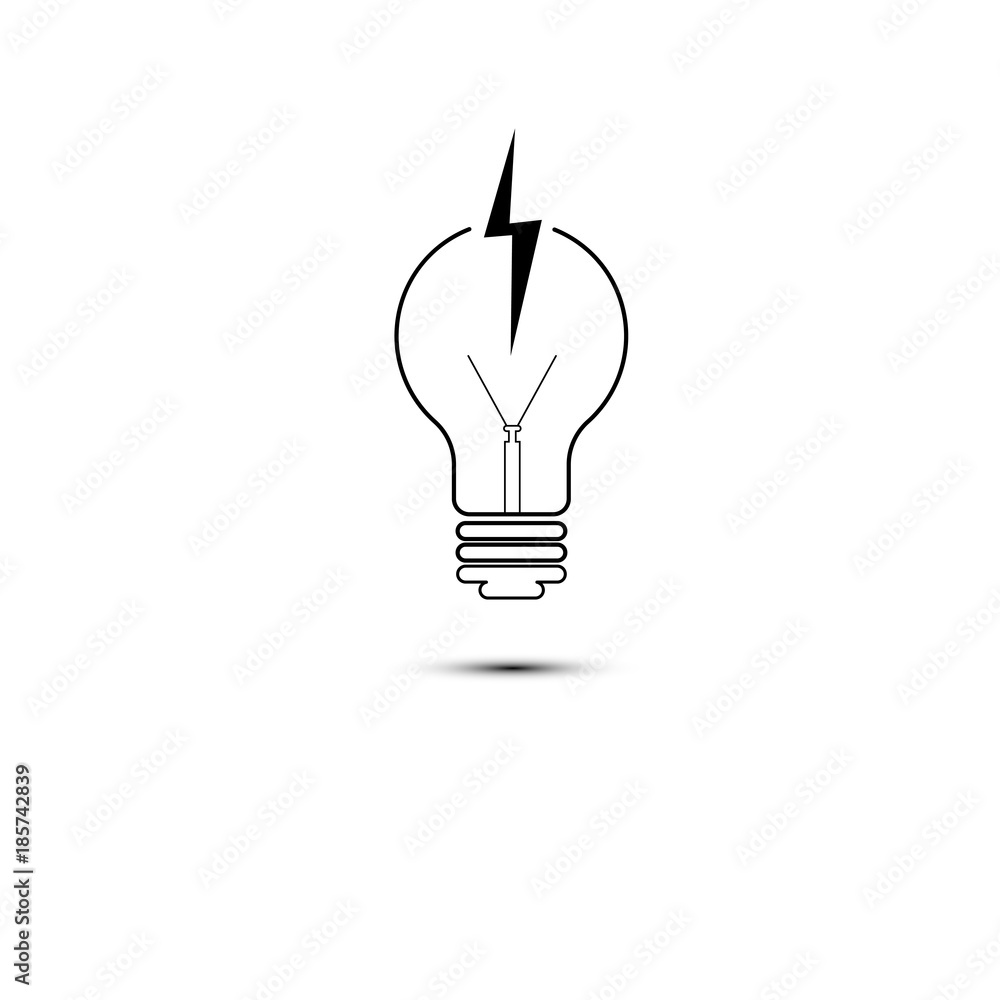 Vector of light bulbs with glowing one. Idea and creativity concept with light bulbs. Vector of light bulbs with glowing one. Idea and creativity concept with light bulbs.