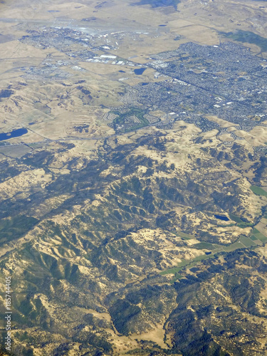 californian aerial view